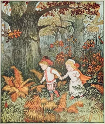 Babes im Wald (2 Kinder gehen im Wald)